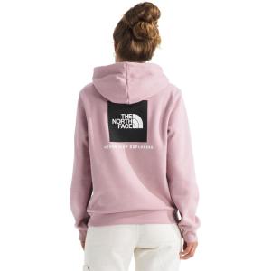 THE NORTH FACE Women’s Evolution Box NSE Hoodie | 2 Piece Hood With Drawcord, Kangaroo Hand Pocket(Metal Pink)