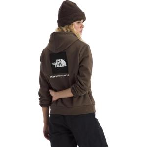 THE NORTH FACE Women’s Evolution Box NSE Hoodie | 2 Piece Hood With Drawcord, Kangaroo Hand Pocket(Smokey Brown)