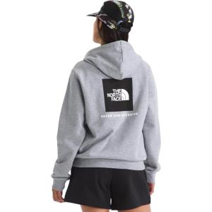 THE NORTH FACE Women’s Evolution Box NSE Hoodie | 2 Piece Hood With Drawcord, Kangaroo Hand Pocket(Tnf Pale Grey Heather)