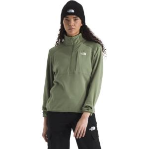 THE NORTH FACE Women’s TNF Performance Fleece 1/4 Zip Jacket | Lightweight Pullover With Secure Zip Chest Pocket(Bark Mist)