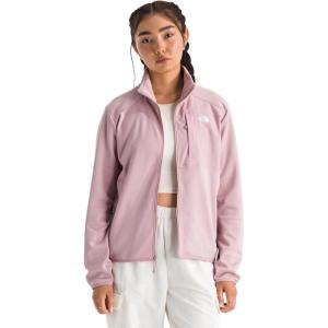 THE NORTH FACE Women’s TNF Performance Fleece Full Zip Jacket | Lightweight Pullover With Zip Pockets(Metal Pink)