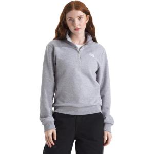 The North Face Evolution Embroidered 1/4 Zip(Tnf Pale Grey Heather)