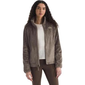 The North Face womens Osito Full Zip Fleece Jacket (Standard & Plus Size) – Soft & Lightweight Fleece, Secure Zip Pockets(Mocha Brown)