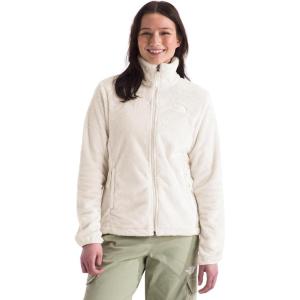The North Face womens Osito Full Zip Fleece Jacket (Standard & Plus Size) – Soft & Lightweight Fleece, Secure Zip Pockets(White Dune)