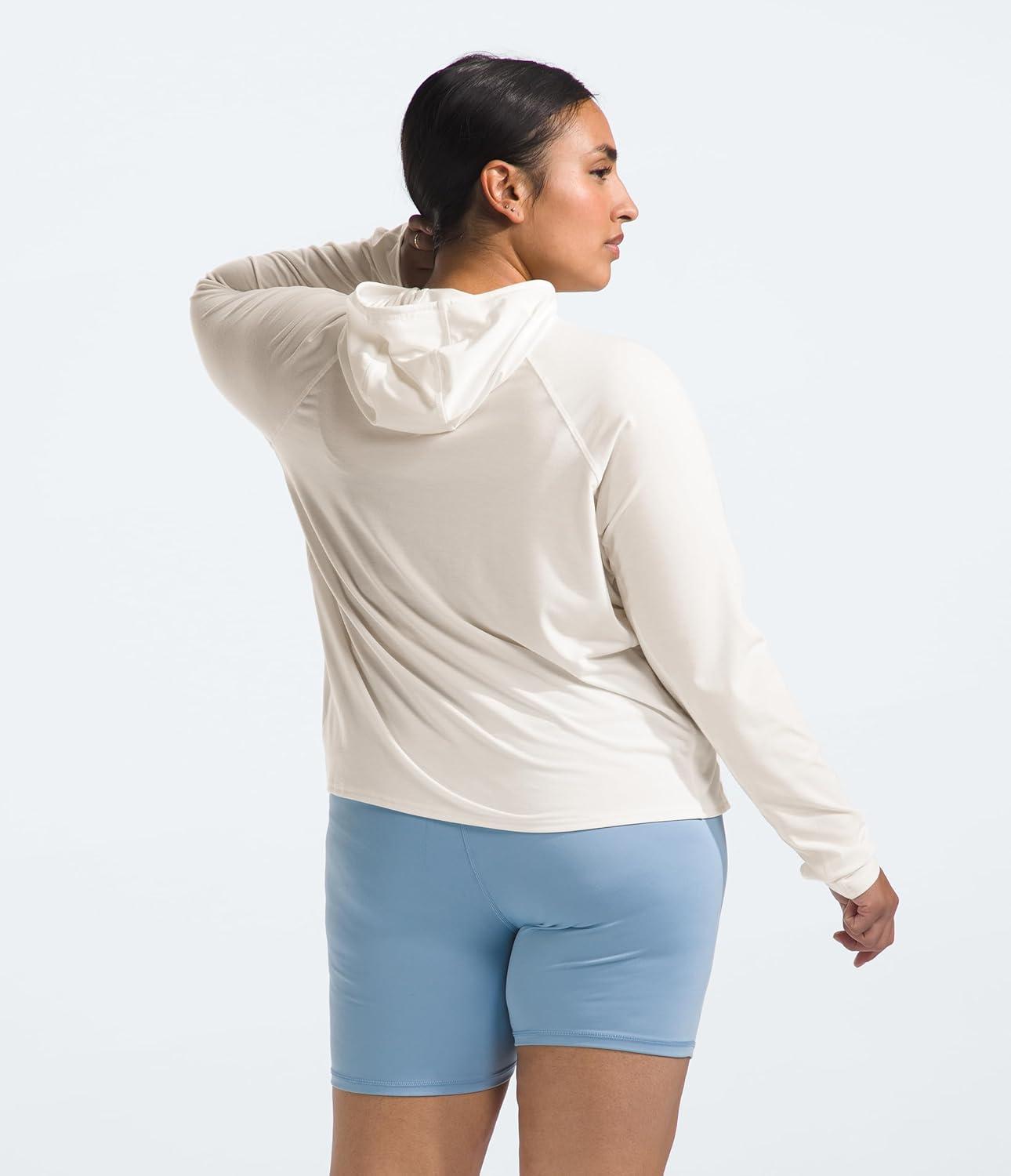 imageTHE NORTH FACE Womens Adventure Sun Hoodie Standard and Plus SizeWhite Dune