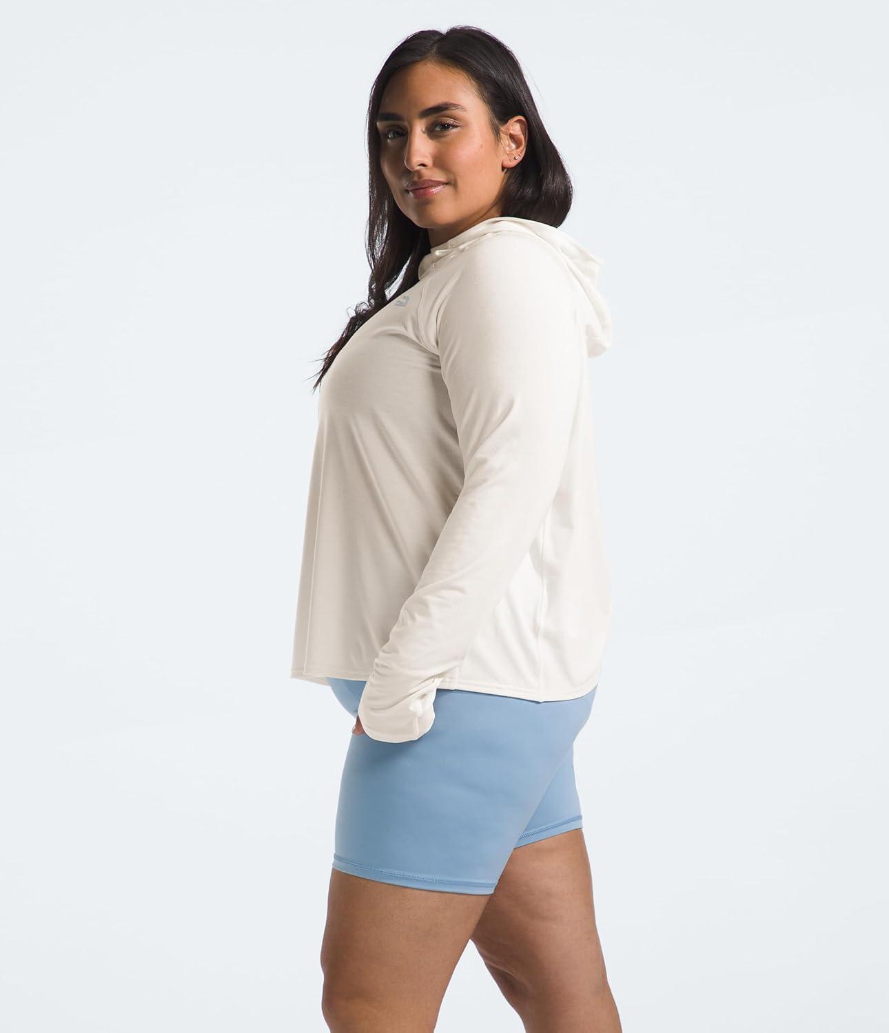imageTHE NORTH FACE Womens Adventure Sun Hoodie Standard and Plus SizeWhite Dune