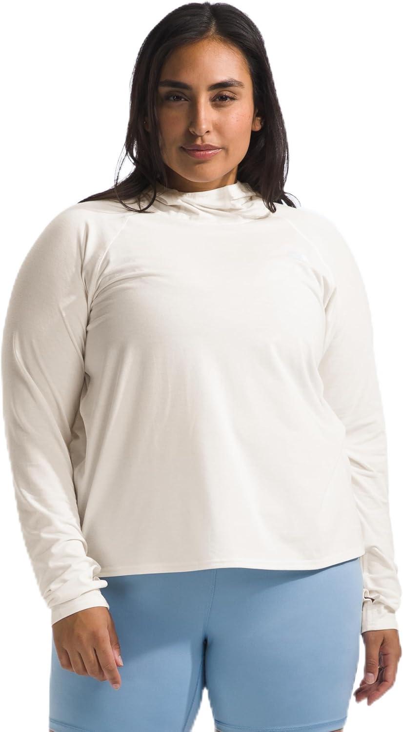 imageTHE NORTH FACE Womens Adventure Sun Hoodie Standard and Plus SizeWhite Dune