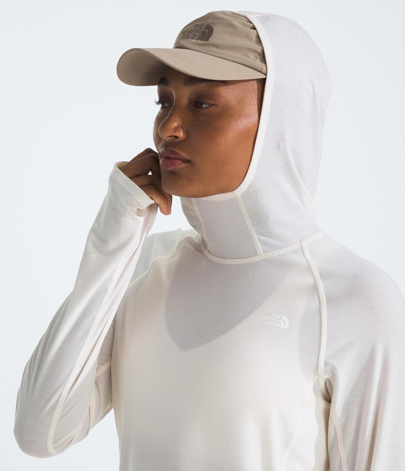 imageTHE NORTH FACE Womens Adventure Sun Hoodie Standard and Plus SizeWhite Dune