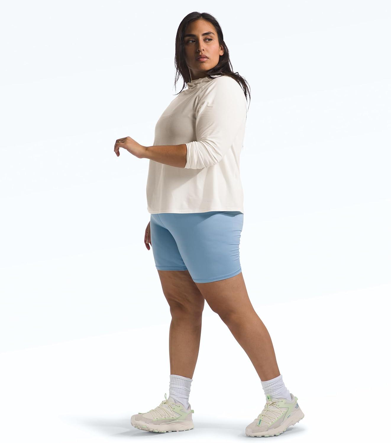 imageTHE NORTH FACE Womens Adventure Sun Hoodie Standard and Plus SizeWhite Dune