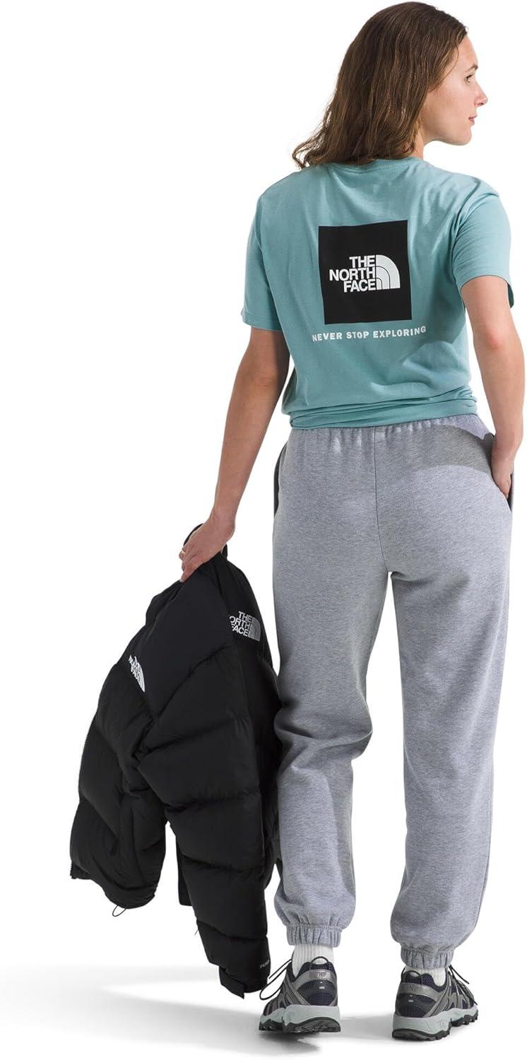imageTHE NORTH FACE Womens Evolution Box NSE Shortsleeve Tee Regular Fit Cotton Tshirt With Logo GraphicsBlue Eclipse
