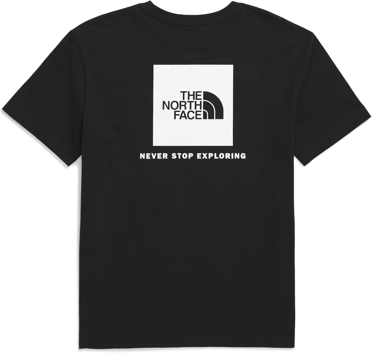 imageTHE NORTH FACE Womens Evolution Box NSE Shortsleeve Tee Regular Fit Cotton Tshirt With Logo GraphicsTnf BlackTnf White