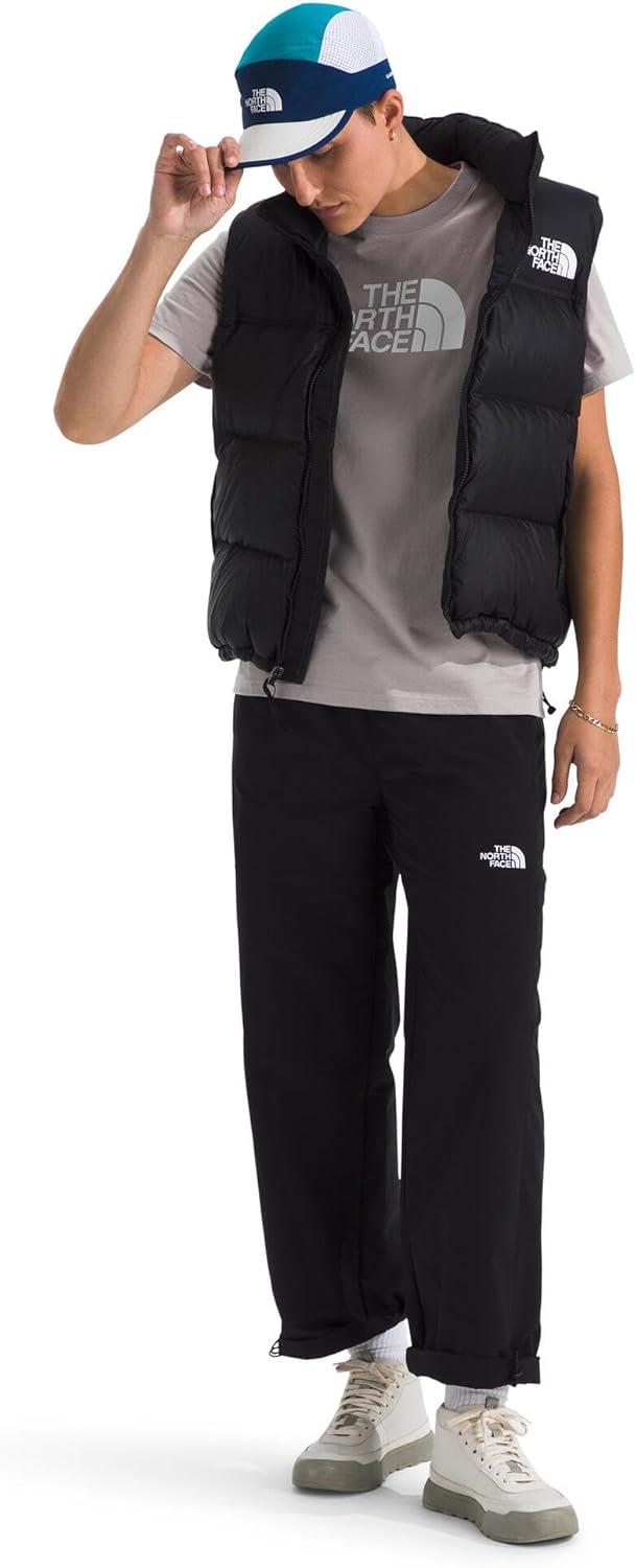 imageTHE NORTH FACE Womens Evolution Short Sleeve Half Dome Tee Everyday Cotton Shirt With a Logo GraphicMoonstone GreyTnf White