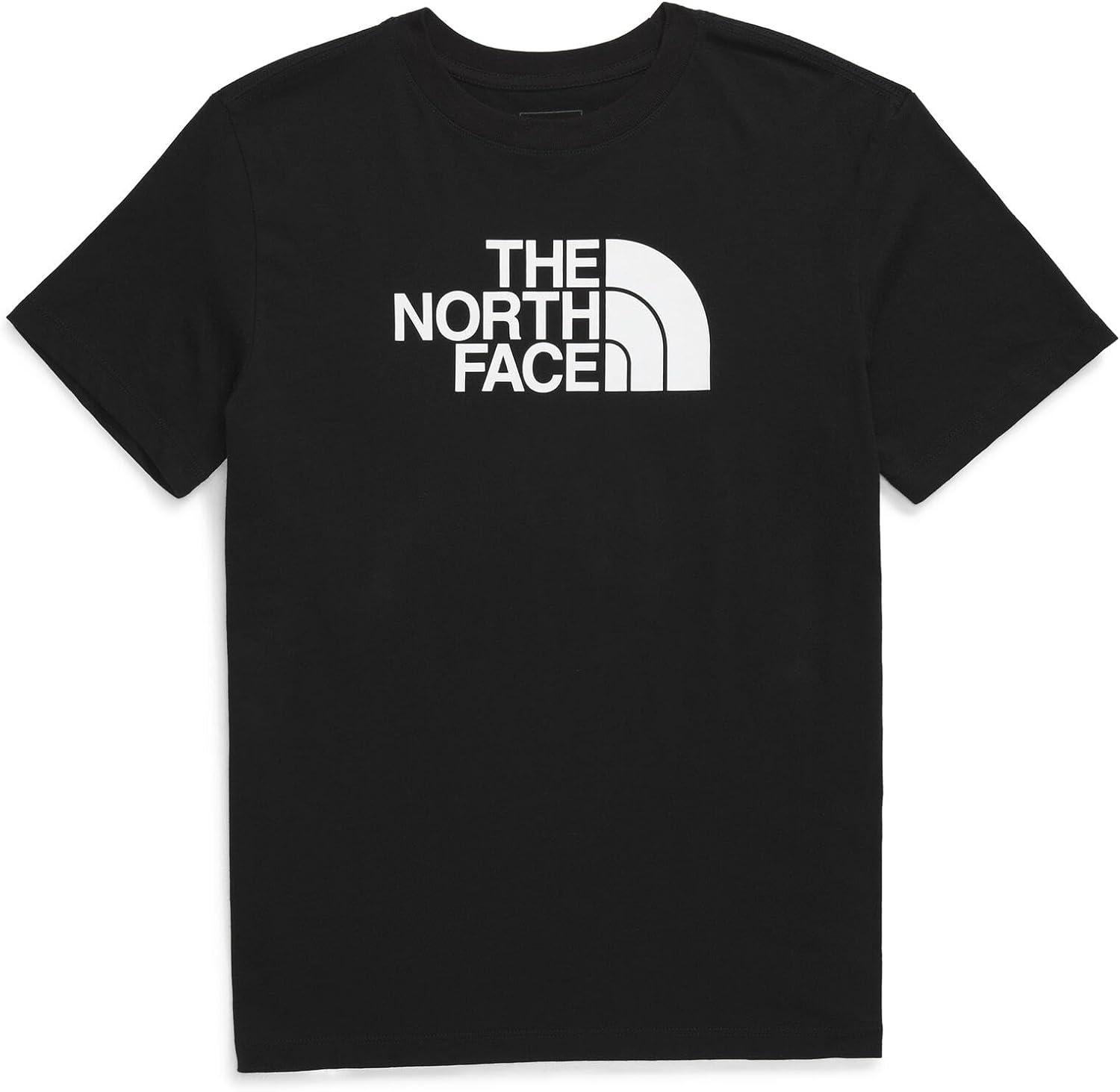 imageTHE NORTH FACE Womens Evolution Short Sleeve Half Dome Tee Everyday Cotton Shirt With a Logo GraphicTnf BlackTnf White