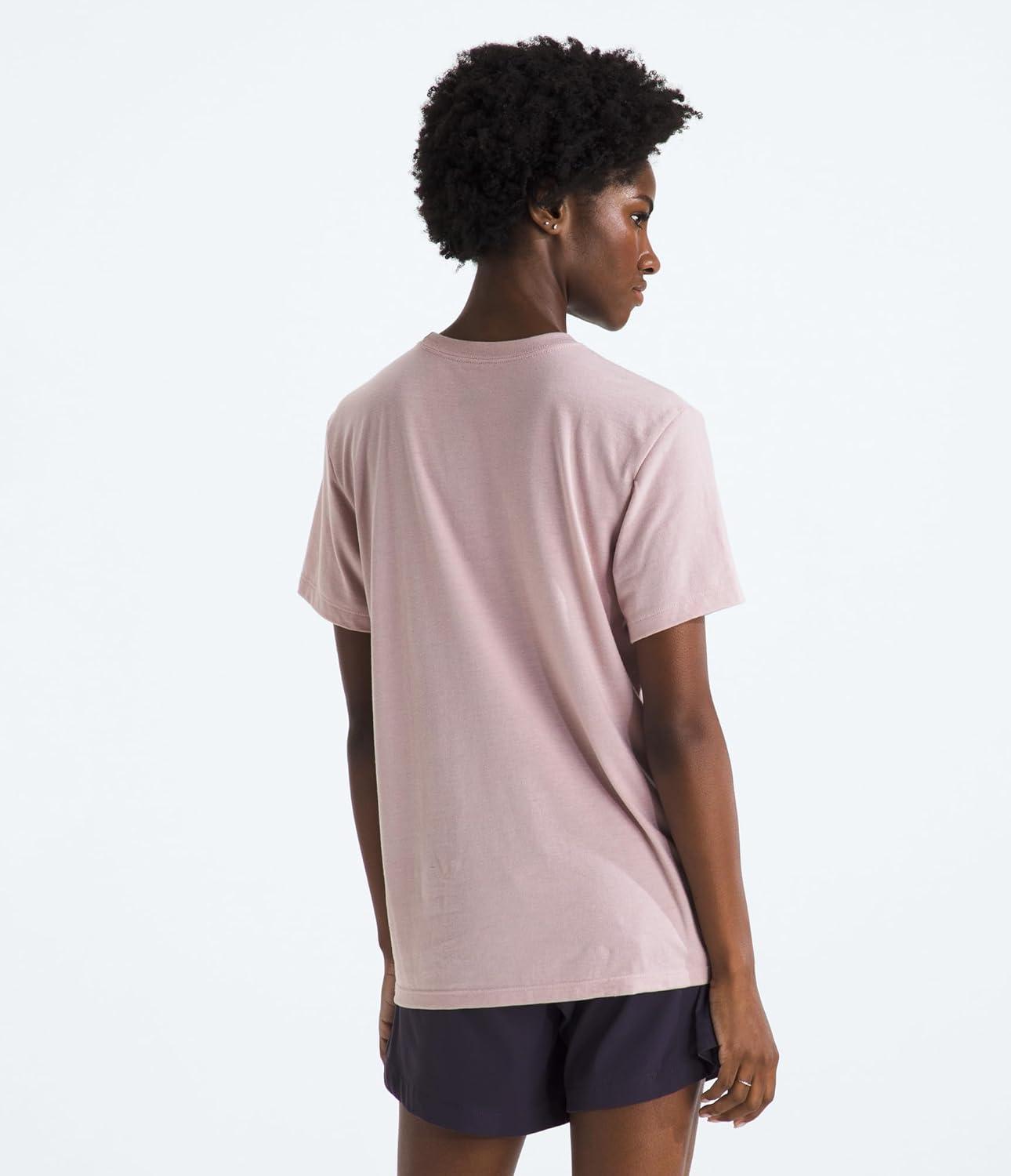 imageThe North Face Short Sleeve TriBlend TeeMetal Pink White Heather