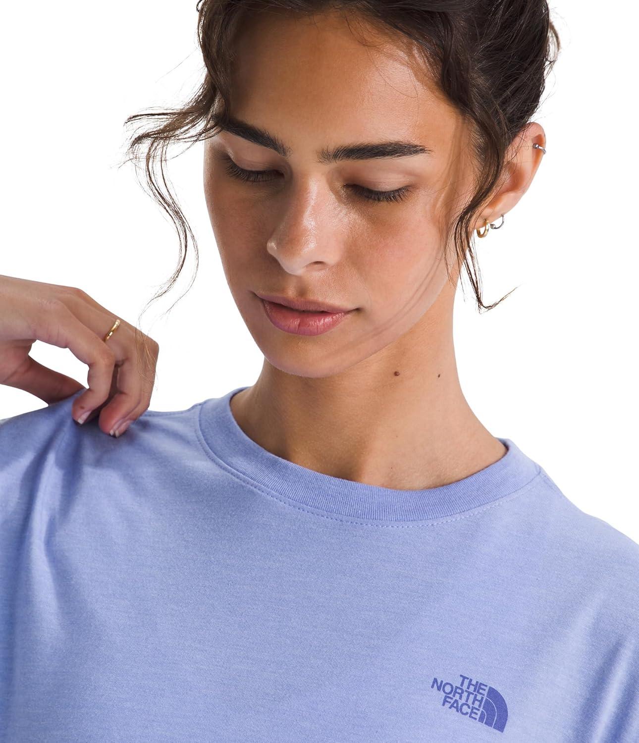imageThe North Face Short Sleeve TriBlend TeePeriwinkle Glow White Heather