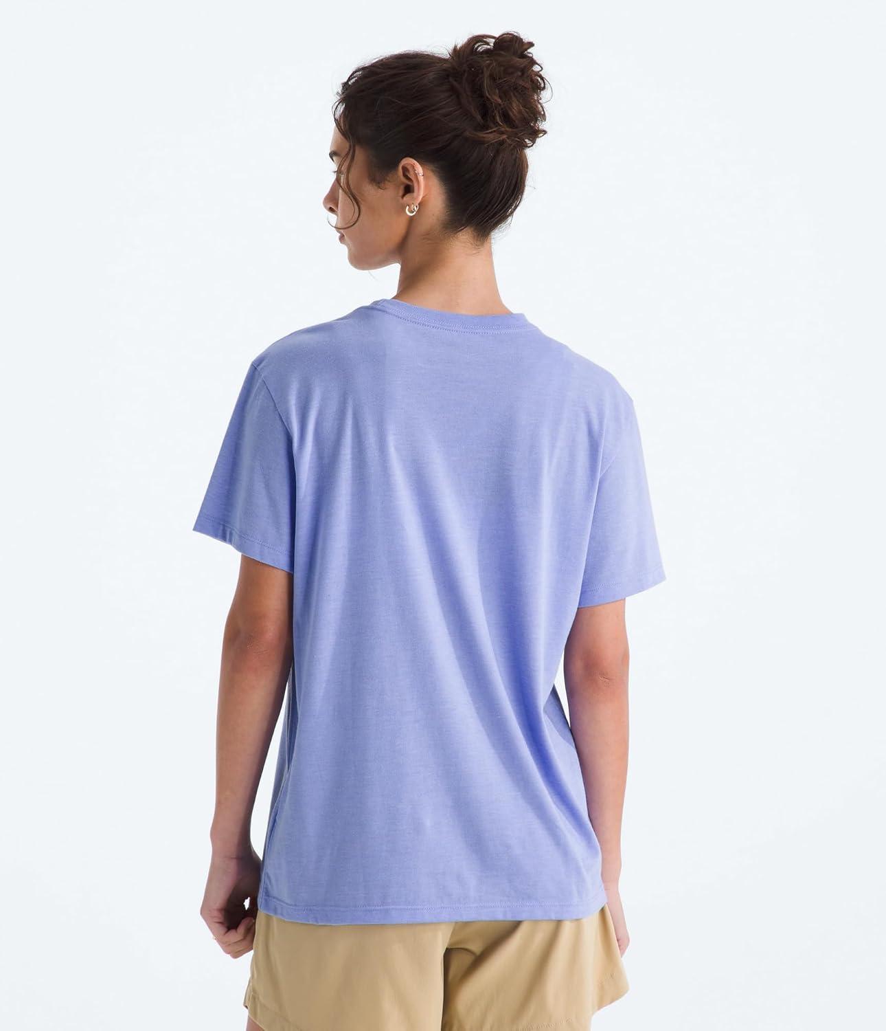 imageThe North Face Short Sleeve TriBlend TeePeriwinkle Glow White Heather