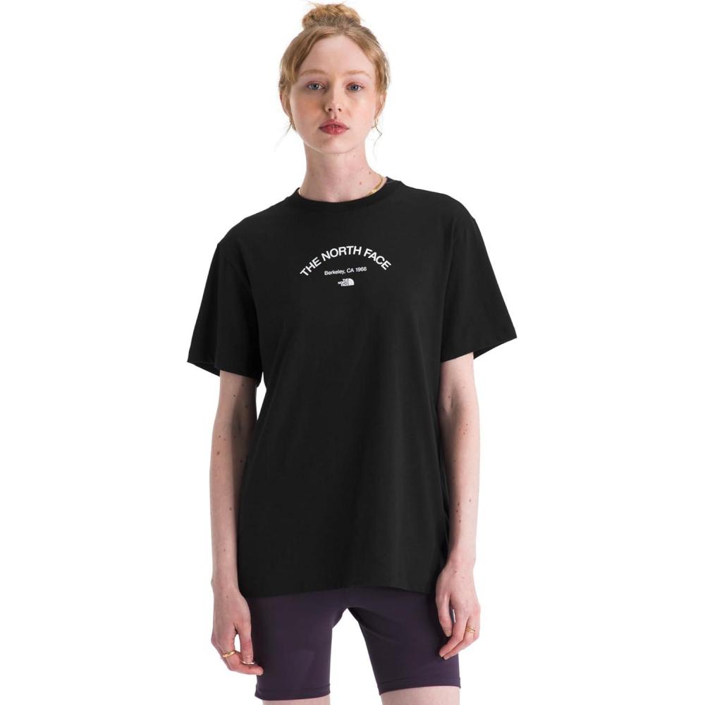 imageThe North Face Womens Home Relaxed Short Sleeve Tee Casual Graphic TShirt Regular Fit Soft Cotton FabricTnf Black