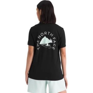 The North Face Women’s Monte Regular Short Sleeve Graphic Tee – Casual Graphic T-Shirt, Regular Fit, Soft Cotton Blend(Tnf Black)