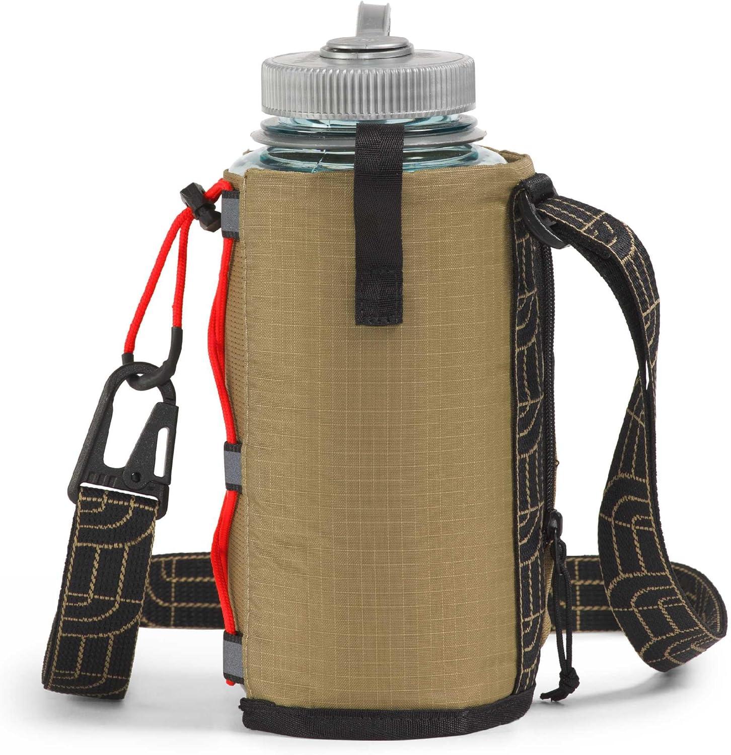 imageTHE NORTH FACE Borealis Water Bottle Holder Adjustable Strap WaterRepellent Finish External Pocket with Key HookCedarLava Red