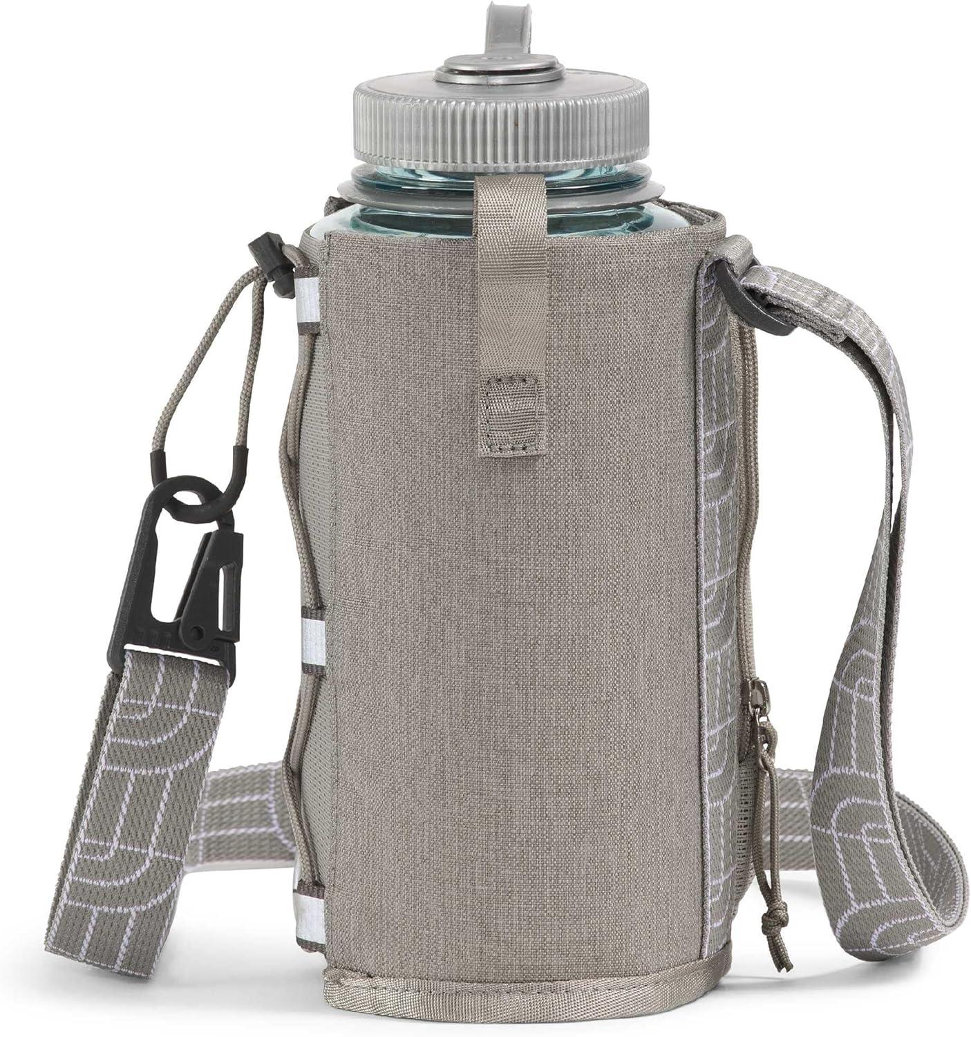 imageTHE NORTH FACE Borealis Water Bottle Holder Adjustable Strap WaterRepellent Finish External Pocket with Key HookStone Slab Light HeatherStone Slab