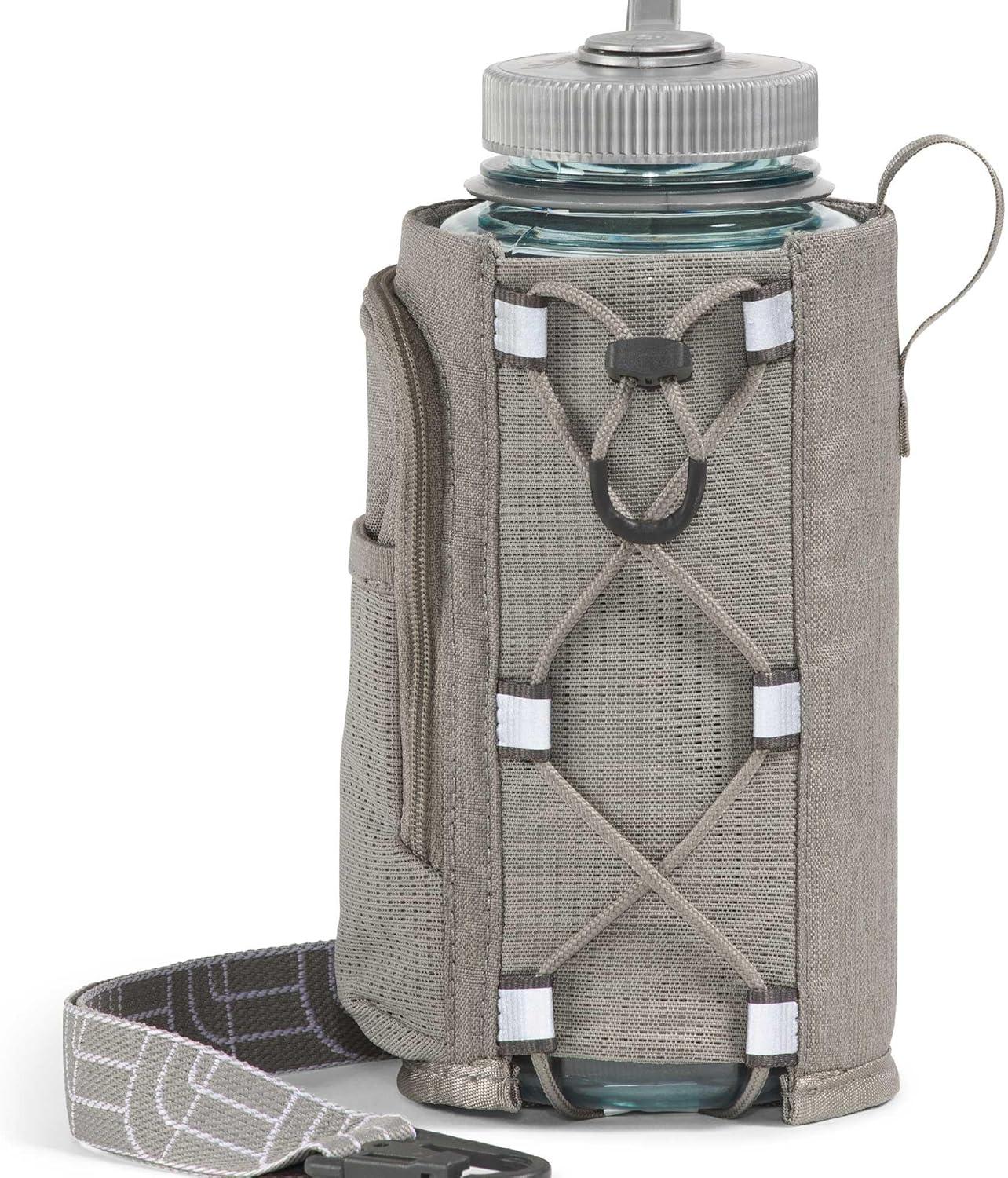 imageTHE NORTH FACE Borealis Water Bottle Holder Adjustable Strap WaterRepellent Finish External Pocket with Key HookStone Slab Light HeatherStone Slab