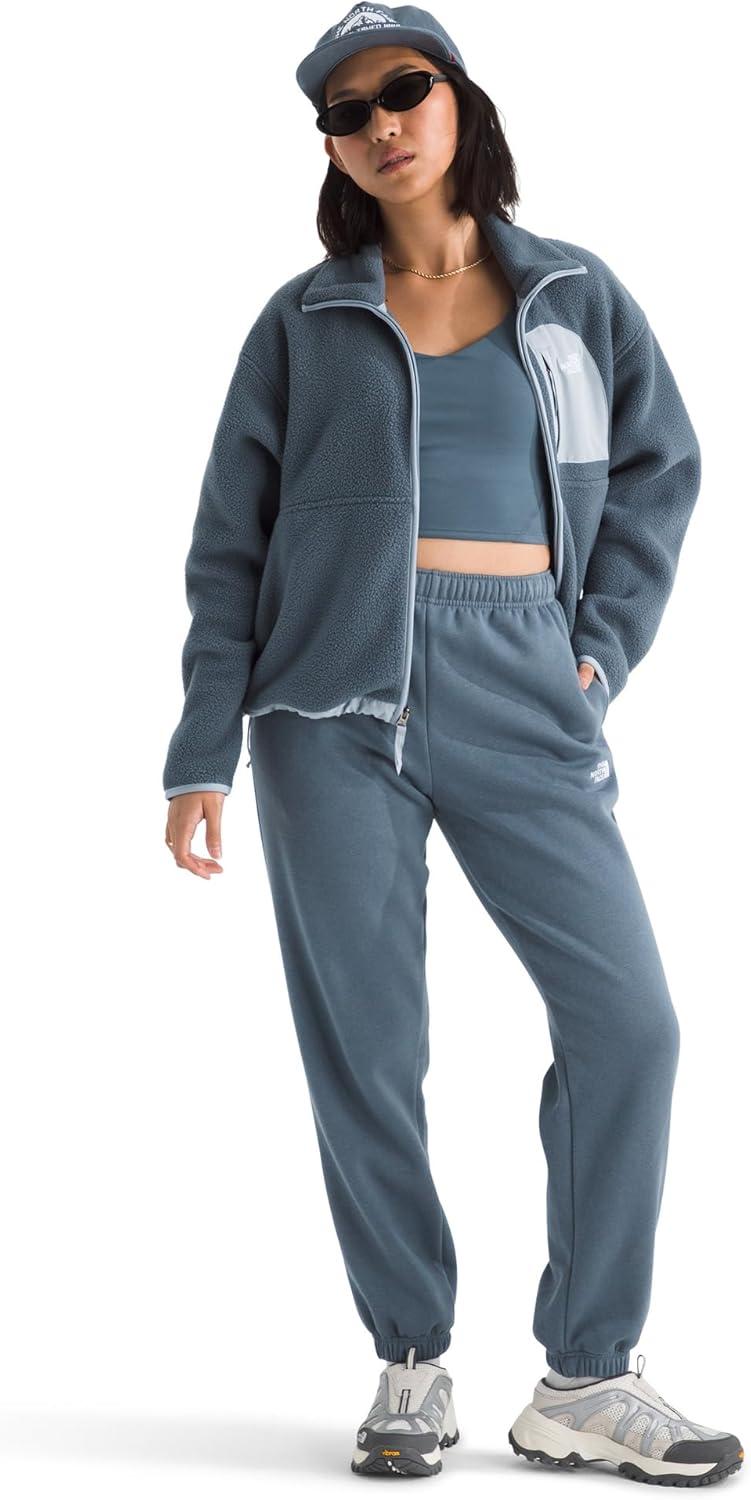 imageTHE NORTH FACE Womens Evolution Simple Dome Pant Elastic Cuffs amp Waistband With Adjustable Drawcord Hand PocketsGranite Grey