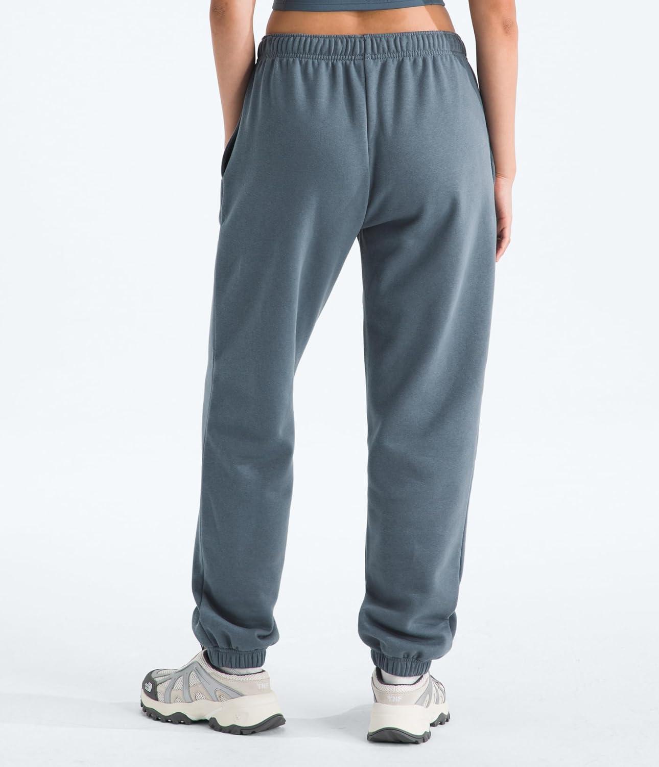 imageTHE NORTH FACE Womens Evolution Simple Dome Pant Elastic Cuffs amp Waistband With Adjustable Drawcord Hand PocketsGranite Grey