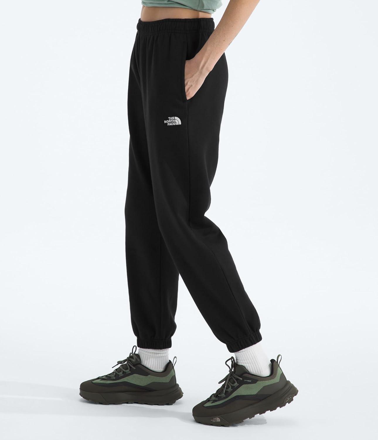 imageTHE NORTH FACE Womens Evolution Simple Dome Pant Elastic Cuffs amp Waistband With Adjustable Drawcord Hand PocketsTnf Black