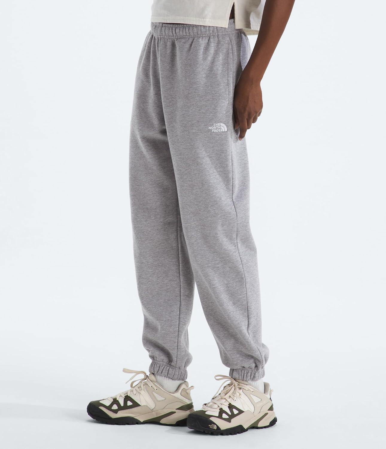imageTHE NORTH FACE Womens Evolution Simple Dome Pant Elastic Cuffs amp Waistband With Adjustable Drawcord Hand PocketsTnf Pale Grey Heather