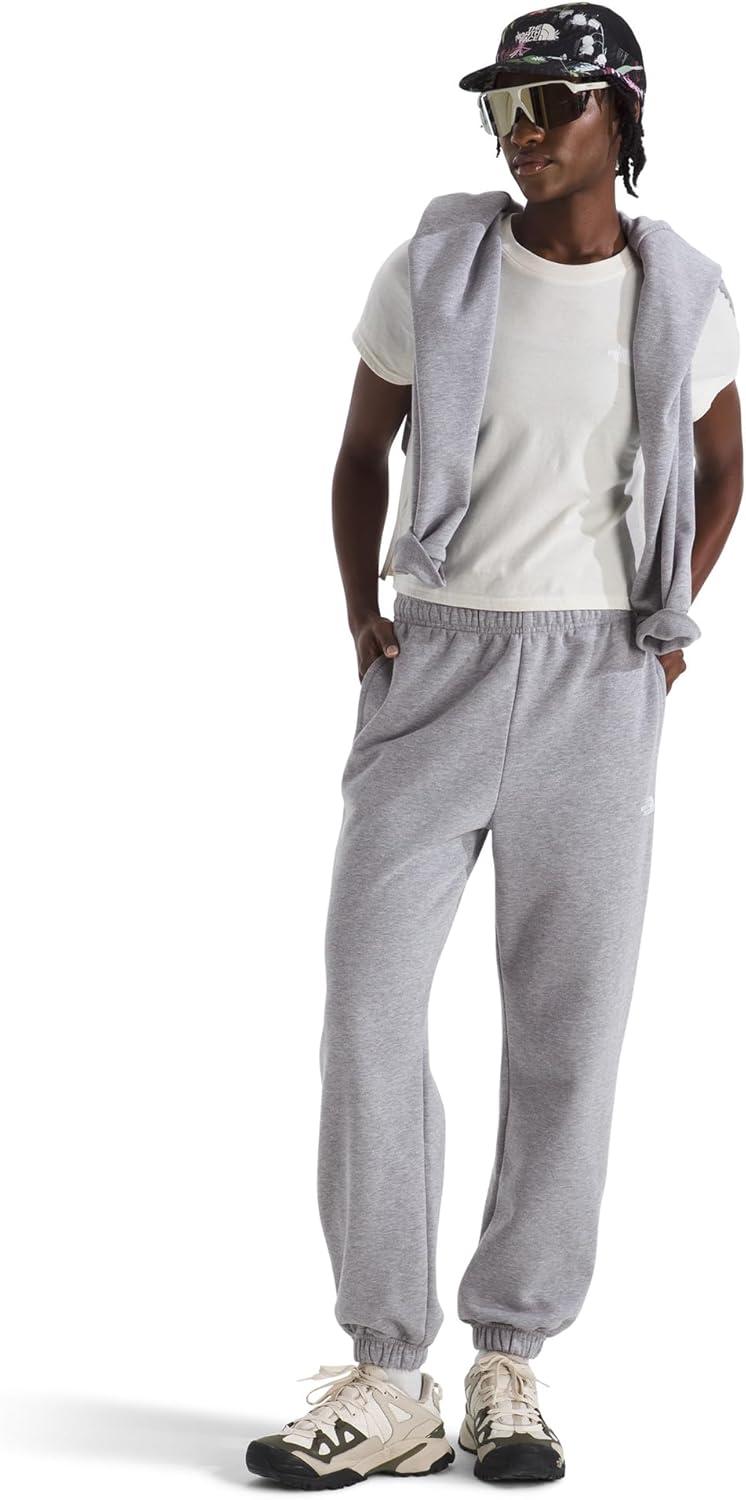 imageTHE NORTH FACE Womens Evolution Simple Dome Pant Elastic Cuffs amp Waistband With Adjustable Drawcord Hand PocketsTnf Pale Grey Heather