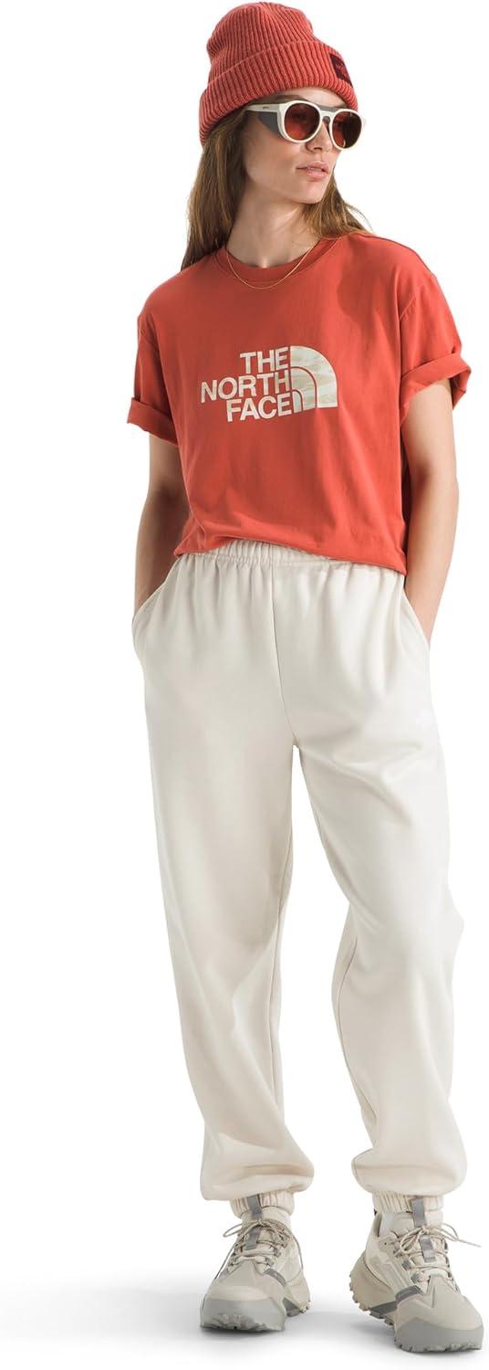 imageTHE NORTH FACE Womens Evolution Simple Dome Pant Elastic Cuffs amp Waistband With Adjustable Drawcord Hand PocketsWhite Dune
