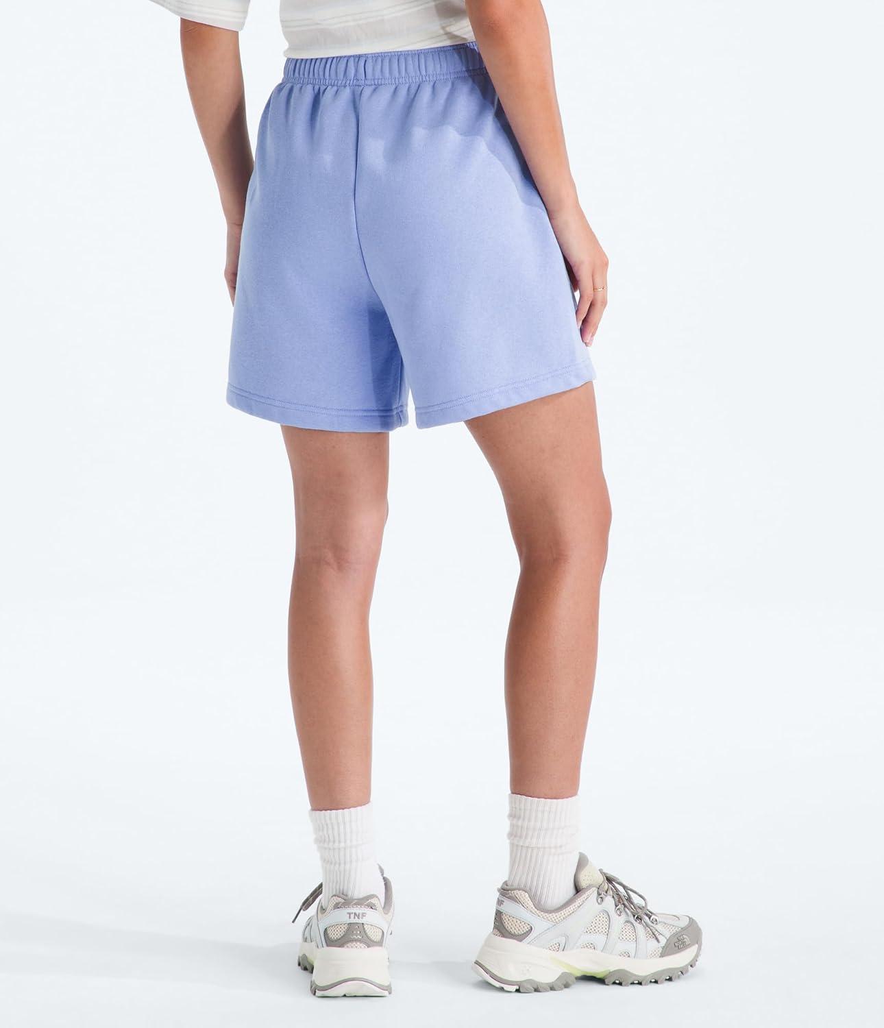 imageTHE NORTH FACE Womens Evolution Simple Dome Short Elastic Waistband With Adjustable Drawcord Pockets Embroidered LogoPeriwinkle Glow
