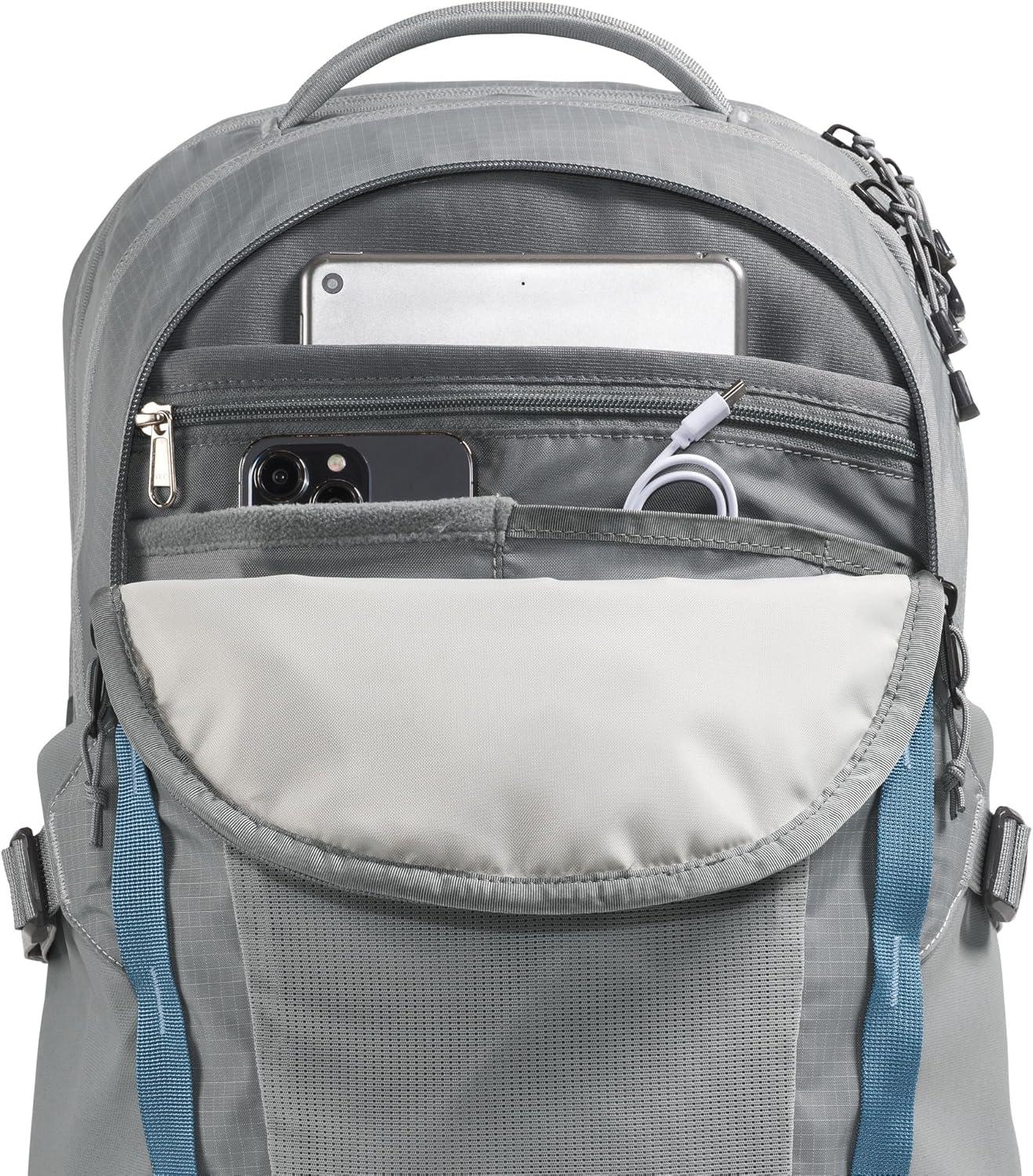 imageThe North Face Recon Everyday Laptop Backpack Daypack Water Repellent Laptop Sleeve 2 Water Bottle Pockets Asphalt Grey Light HeatherTNF BlackNPF One SizeConcrete