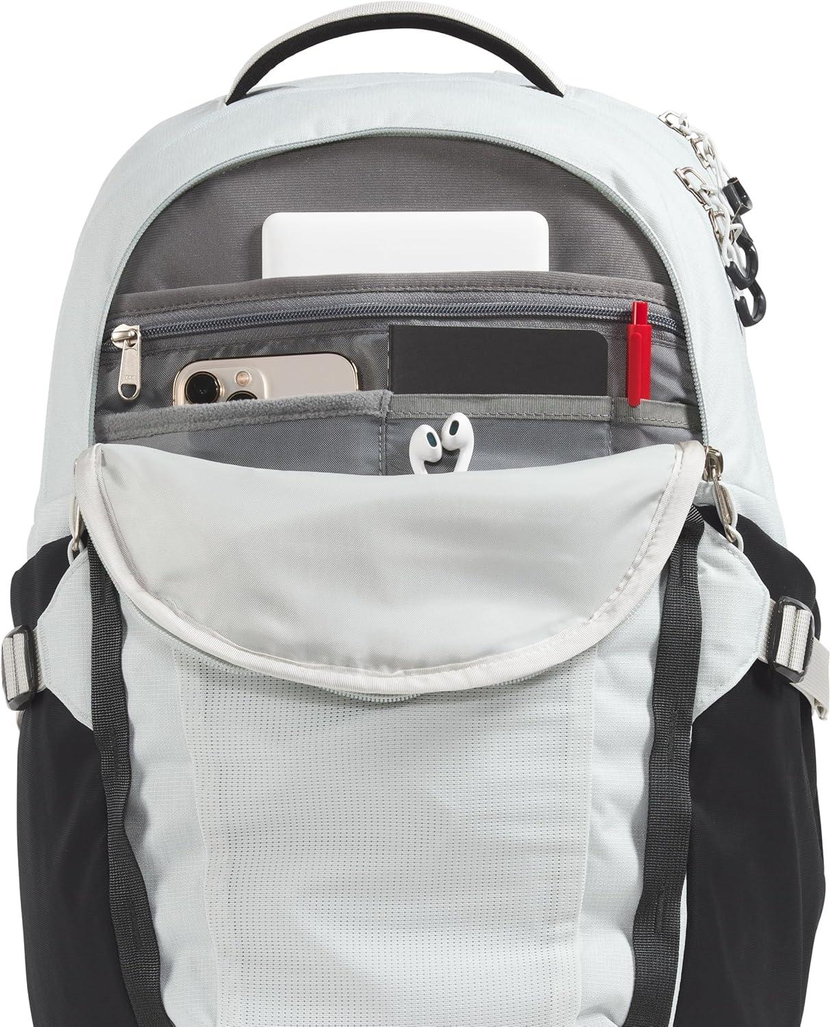 imageThe North Face Recon Everyday Laptop Backpack Daypack Water Repellent Laptop Sleeve 2 Water Bottle Pockets Asphalt Grey Light HeatherTNF BlackNPF One SizeTin Grey Dark HeatherAsphalt GreyTnf Blacknpf