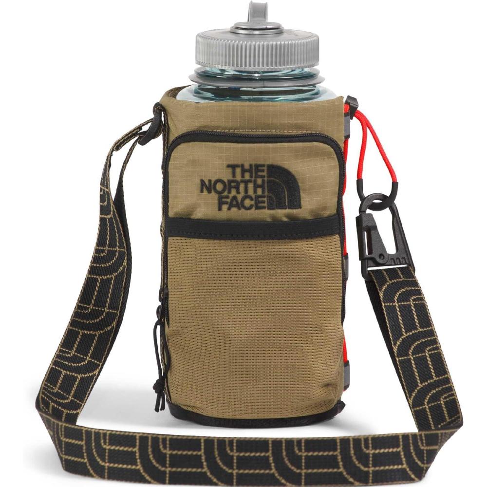 imageTHE NORTH FACE Borealis Water Bottle Holder Adjustable Strap WaterRepellent Finish External Pocket with Key HookCedarLava Red