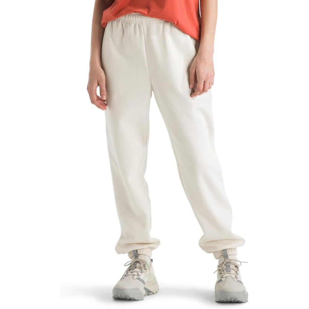 imageTHE NORTH FACE Womens Evolution Simple Dome Pant Elastic Cuffs amp Waistband With Adjustable Drawcord Hand PocketsWhite Dune