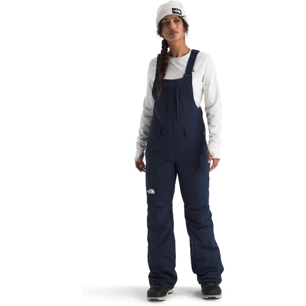 imageTHE NORTH FACE Womens Freedom Insulated Bib Standard amp Plus Size Waterproof Ski amp Snowboard Overalls Mesh VentingSummit Navy