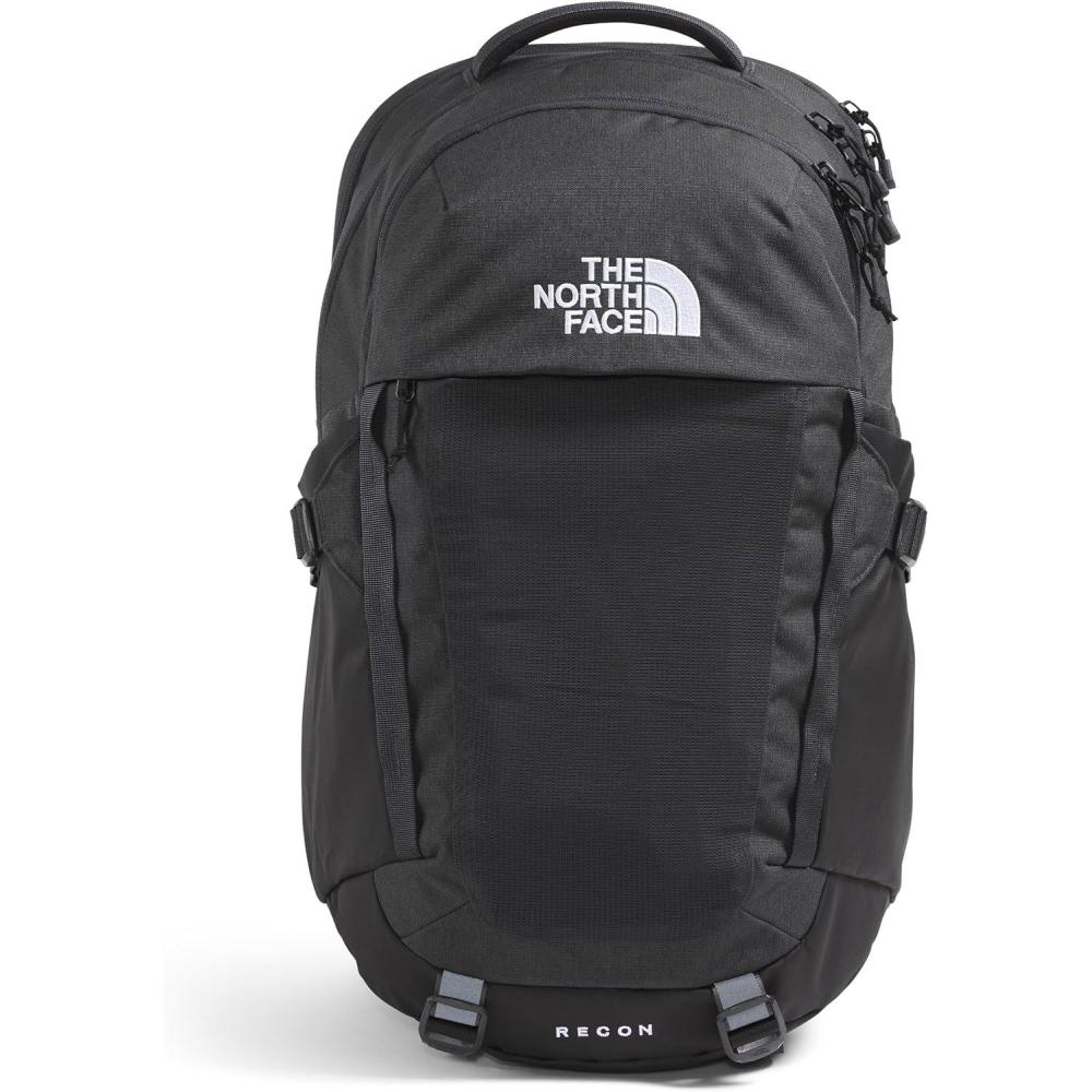imageThe North Face Recon Everyday Laptop Backpack Daypack Water Repellent Laptop Sleeve 2 Water Bottle Pockets Asphalt Grey Light HeatherTNF BlackNPF One SizeAsphalt Grey Light HeatherTnf Blacknpf