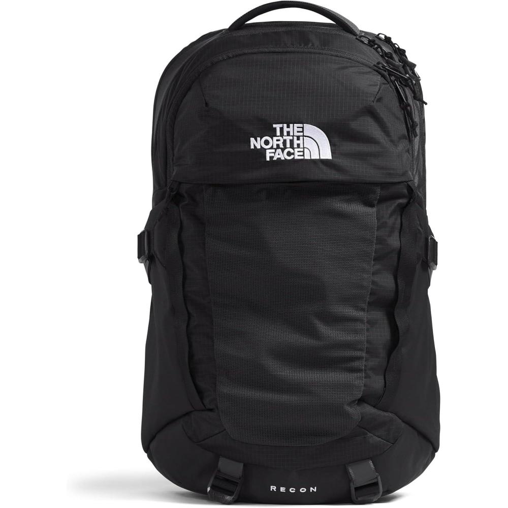 imageThe North Face Recon Everyday Laptop Backpack Daypack Water Repellent Laptop Sleeve 2 Water Bottle Pockets Asphalt Grey Light HeatherTNF BlackNPF One SizeTnf BlackTnf Blacknpf