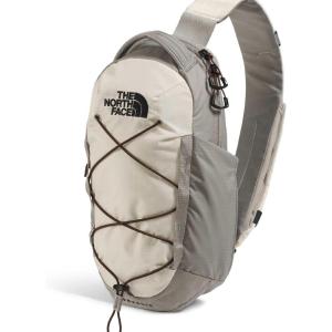 THE NORTH FACE Borealis SIing Bag | Crossbody Adjustable Strap, Water Repellent Finish, Multiple Compartments, Tablet Sleeve(Desert Stone/Stone Slab/Ember Soil)