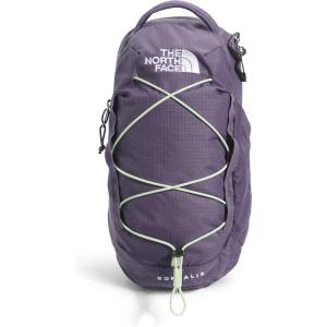 THE NORTH FACE Borealis SIing Bag | Crossbody Adjustable Strap, Water Repellent Finish, Multiple Compartments, Tablet Sleeve(Lunar Slate/Lime Cream)