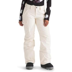 THE NORTH FACE Women’s Freedom Insulated Pant (Standard & Plus Size) | Waterproof for Snow Sports, Gaiters, Adjustable Waist(White Dune)