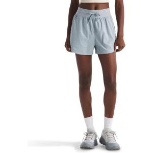 The North Face Women’s Aphrodite Arise 3″ Short (Standard & Plus Size) – Moisture Wicking, Adjustable Elastic Waistband(Frost Grey)