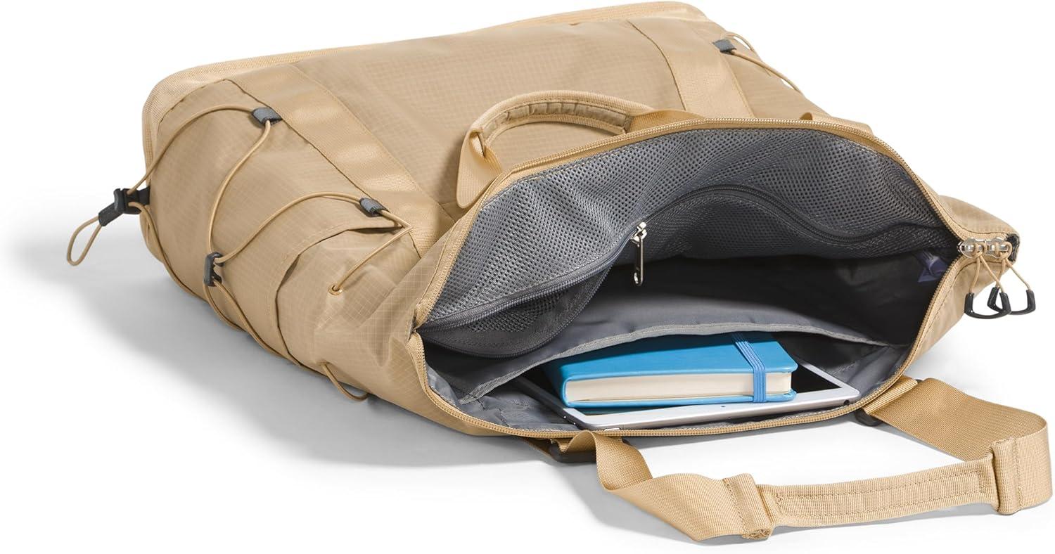 imageTHE NORTH FACE Borealis Tote Bag Over Shoulder amp Backpack Carry Options Water Repellent 16 Laptop SleeveKhaki Stone