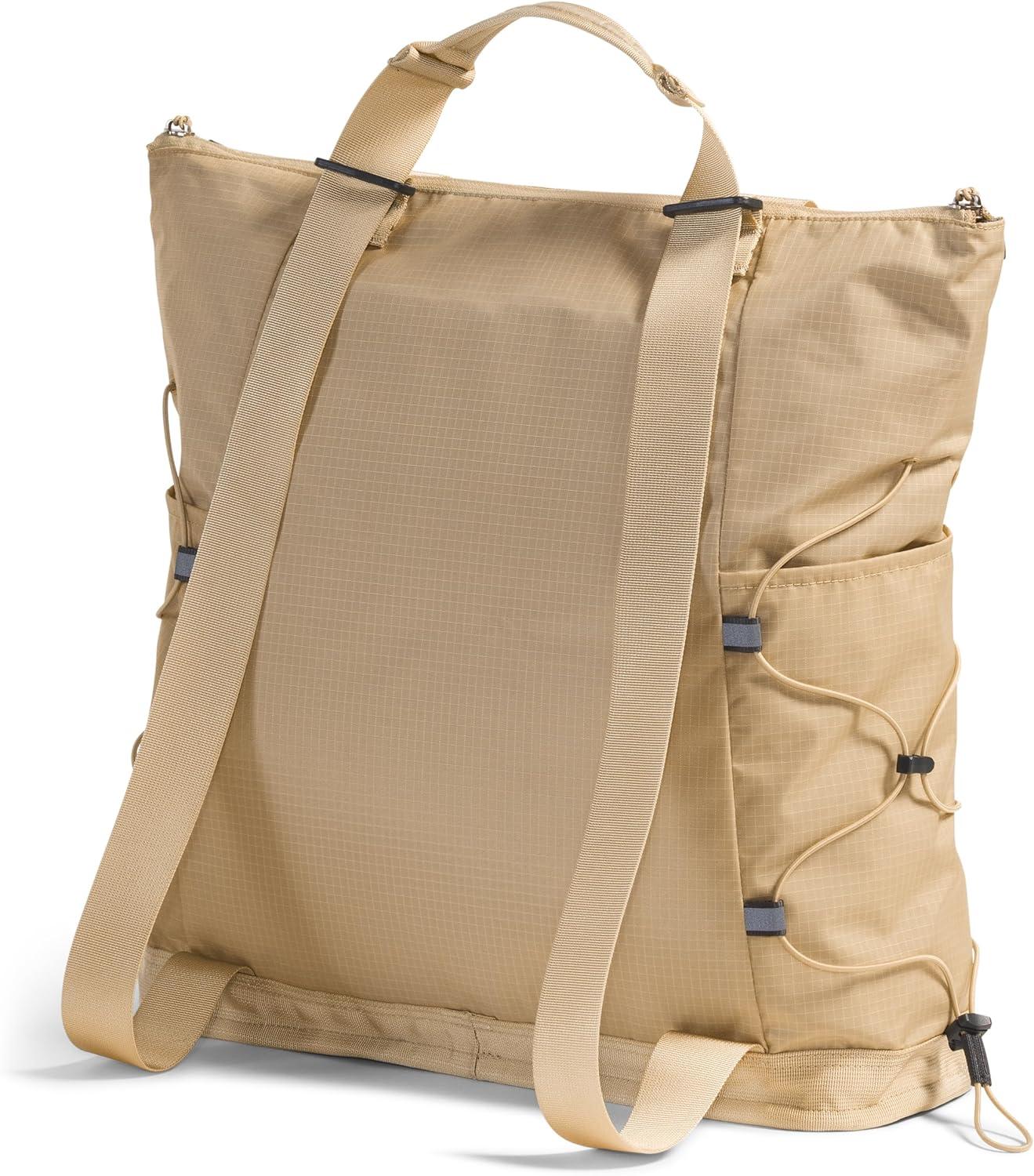 imageTHE NORTH FACE Borealis Tote Bag Over Shoulder amp Backpack Carry Options Water Repellent 16 Laptop SleeveKhaki Stone