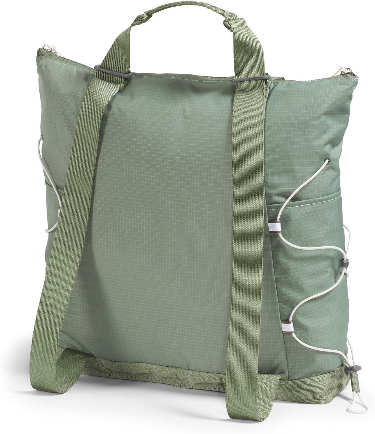 imageTHE NORTH FACE Borealis Tote Bag Over Shoulder amp Backpack Carry Options Water Repellent 16 Laptop SleeveSlate MossBark Mist