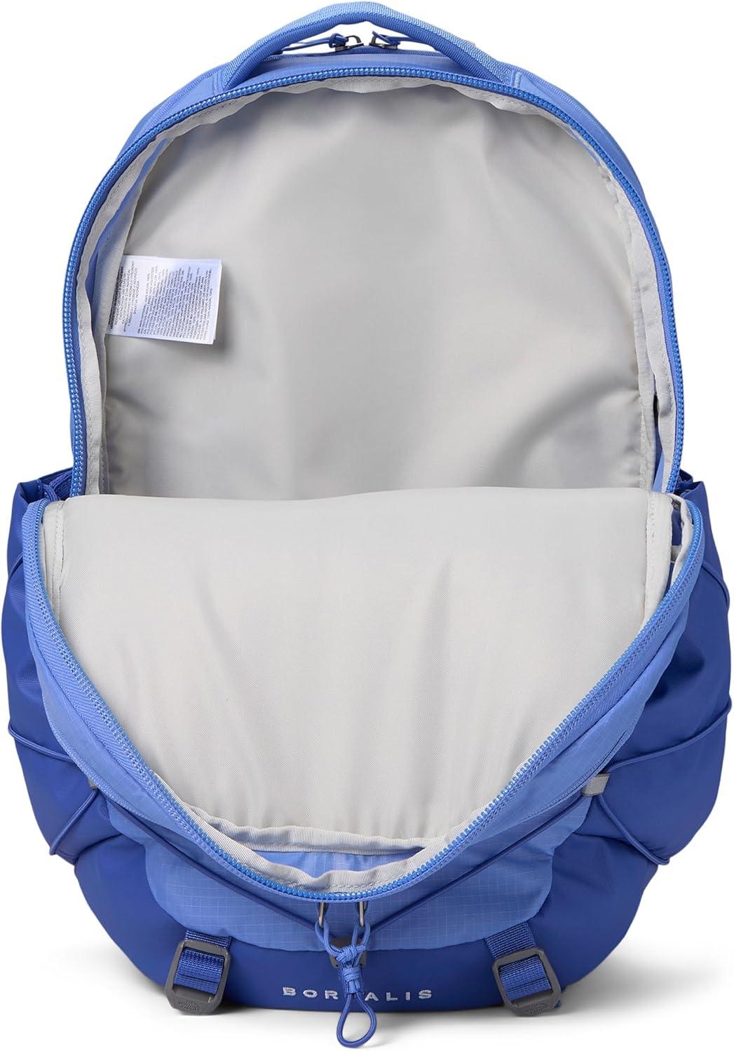 imageThe North Face Womens Borealis Commuter Laptop Backpack Everyday Travel Bag Laptop Sleeve Reflective Details Stone Slab Light HeatherStone Slab One SizeVirtual BlueIndigo Plum