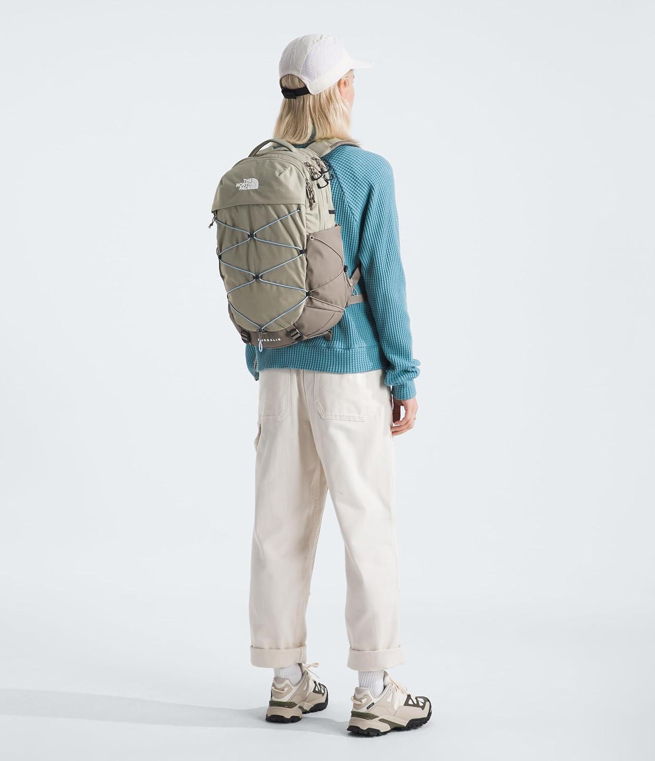 imageThe North Face Womens Borealis Commuter Laptop Backpack Everyday Travel Bag Laptop Sleeve Reflective Details Stone Slab Light HeatherStone Slab One SizeClay GreyCavern Grey