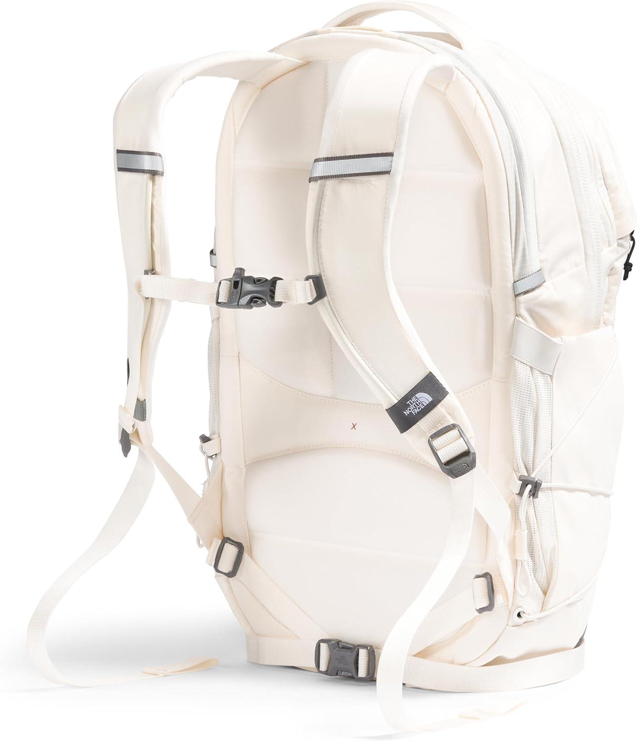 imageThe North Face Womens Borealis Commuter Laptop Backpack Everyday Travel Bag Laptop Sleeve Reflective Details Stone Slab Light HeatherStone Slab One SizeGardenia WhiteTnf Blacknpf