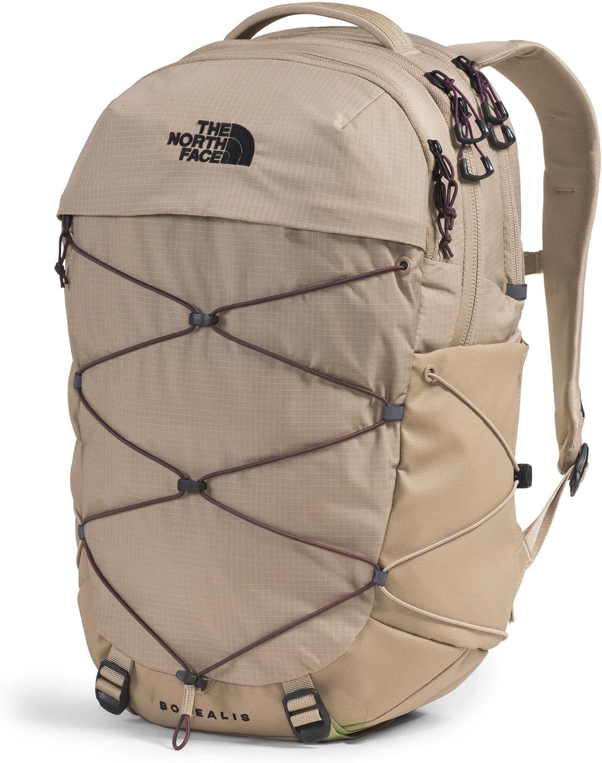 imageThe North Face Womens Borealis Commuter Laptop Backpack Everyday Travel Bag Laptop Sleeve Reflective Details Stone Slab Light HeatherStone Slab One SizeMushroom GreyTawny Quartz